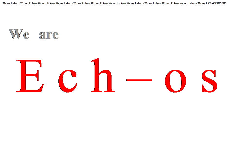 We are Ech-os