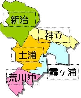 土浦市地区区分