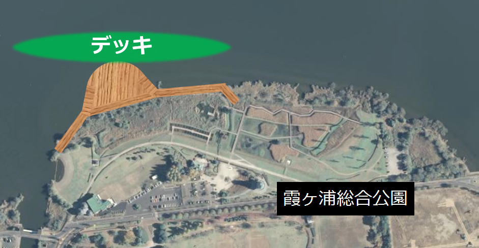 デッキ設置場所